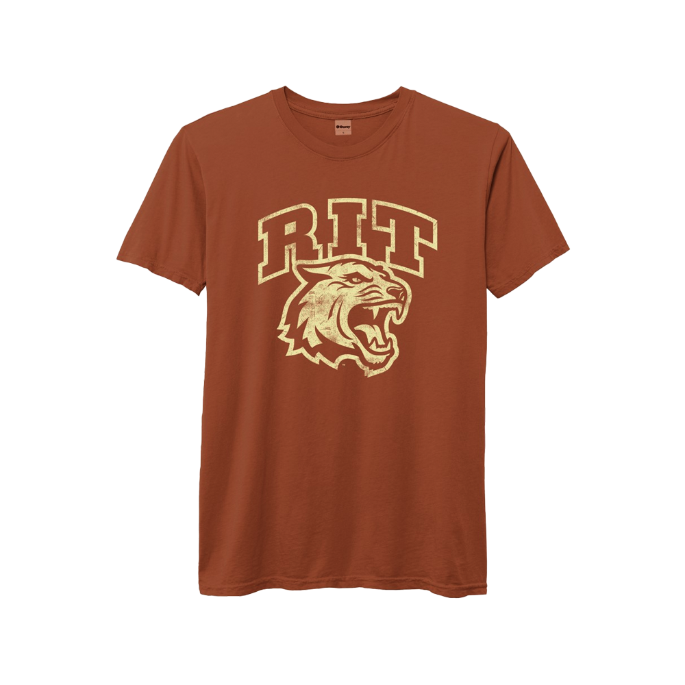 League Garment Dyed Burnt Orange Tee
